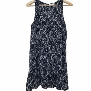 Joie Black Silk Floral Dress